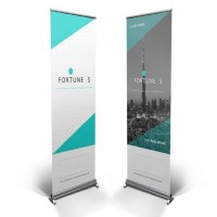 Custom outdoor promotion advertising Aluminium Poster Roll Up Banner Stands display