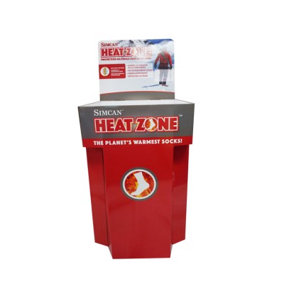 Retail Promotional Floor Display Rack folding Stand Dump Bins Cardboard Display