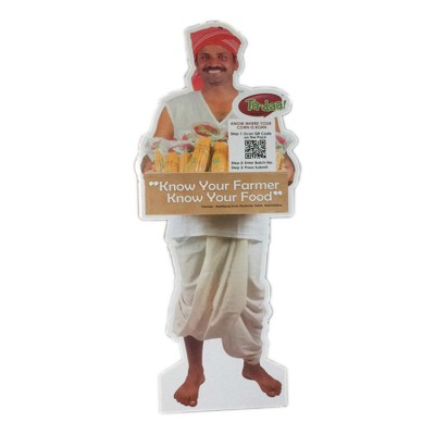 Life Size Printed Human Shaped Cardboard Carton Advertising Folding Display Standee