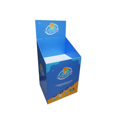 Hot Selling Floor Pillow Round Retail Corrugated Cardboard Dump Bin Display With Low Price