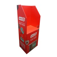 Retail Supermarket POS Cardboard Dump Bins For biscuits